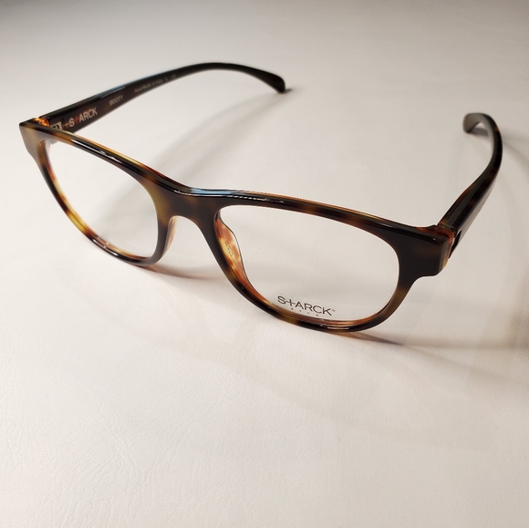 Starck Eyes Eyeglasses Tortoise Gray 52-18-140 - Picture 3 of 8